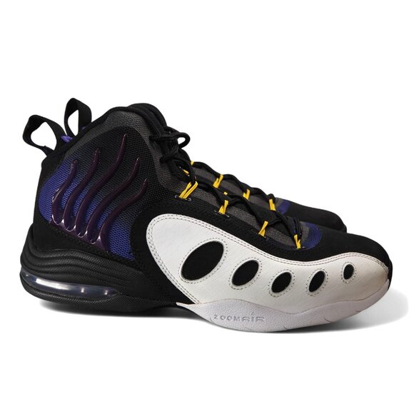 Nike Sonic Flight 'Black Purple Venom' Men's 11 Basketball 641333-001 - Picture 4 of 11